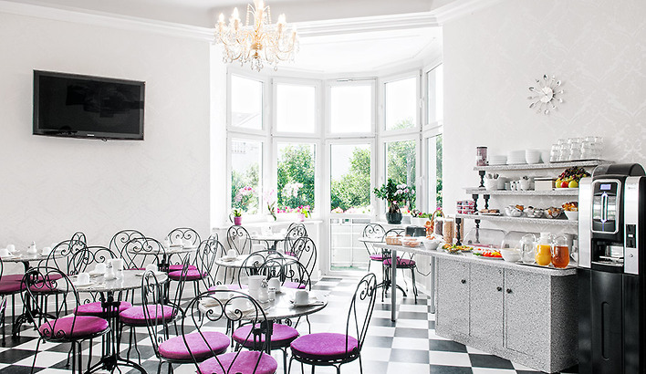 Hotel Bellevue am Kurfürstendamm: Frühstückssaal Hotel Bellevue am Kurfürstendamm: Frühstückssaal